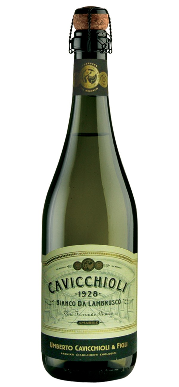 Vinho lambrusco Cavicchioli branco 750 ml