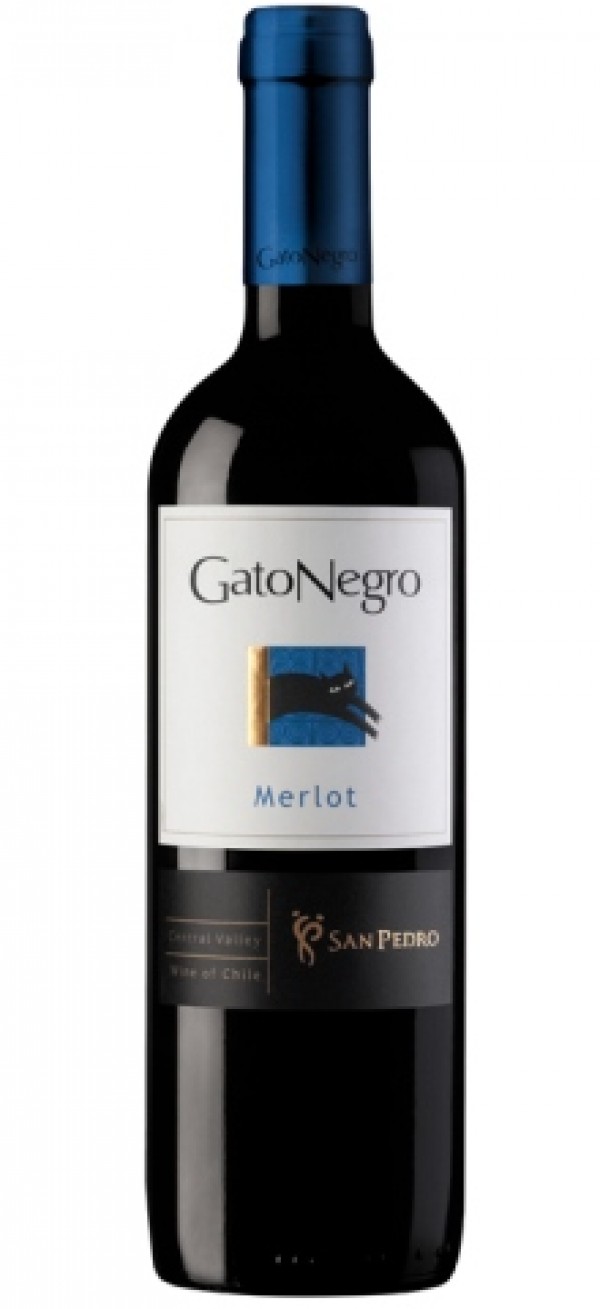 Vinho chileno Gato Negro merlot 750 ml