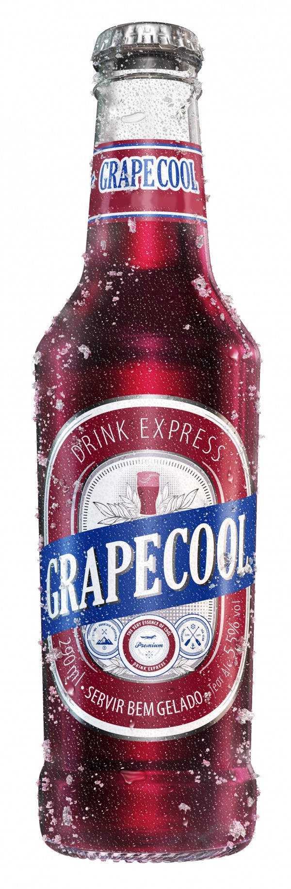 Chopp de vinho Grape Cool long neck 275 ml