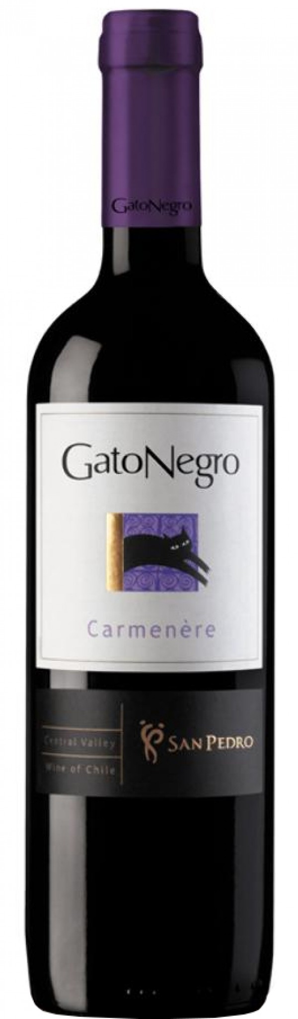 Vinho chileno Gato Negro carmenère 750 ml