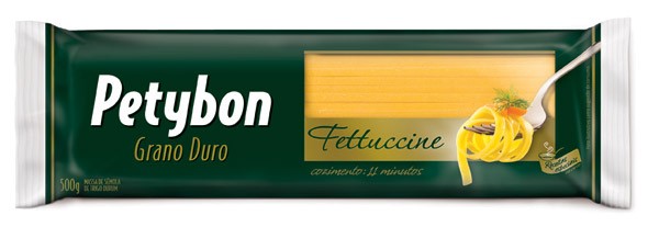 Macarrão fettuccine grano duro Petybon pacote 500 g