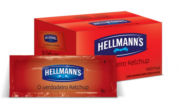 Ketchup Hellmann's sachê caixa 182 x 8 g