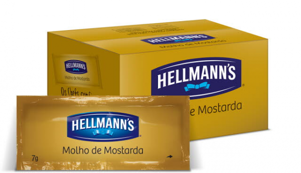 Mostarda Hellmann's sachê caixa 182 x 7 g