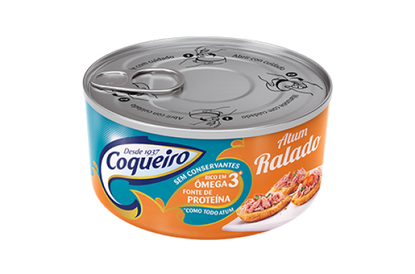 Atum ralado Coqueiro lata 170 g