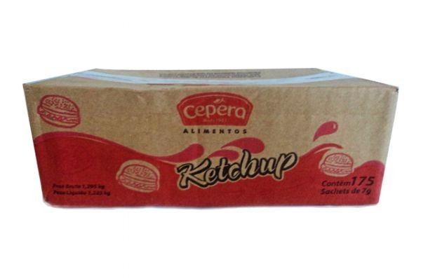 Ketchup Cepêra sachê caixa 175 x 7 g