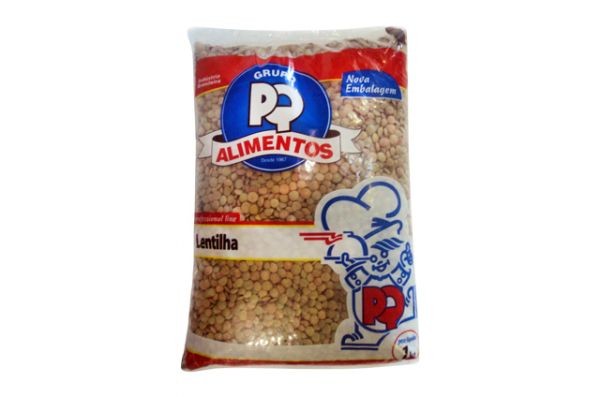 Lentilha PQ pacote 1 kg