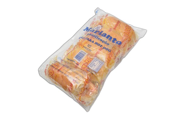 Pão hot dog Marianto pacote 400 g com 10 unidades