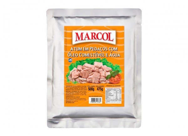 Atum em pedaços Marcol pacote 500 g