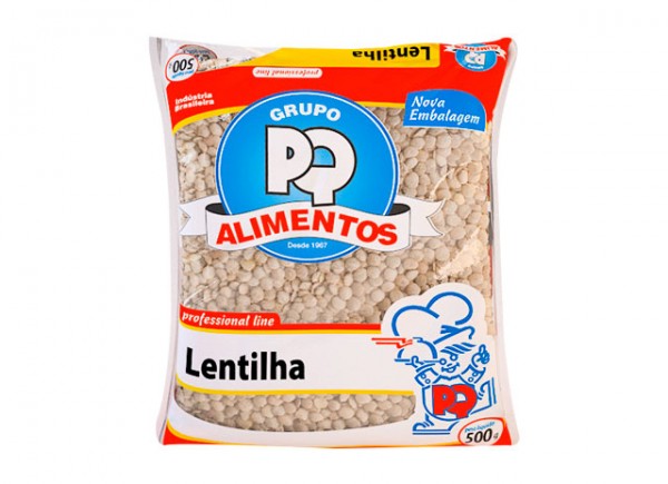 Lentilha PQ pacote 500 g