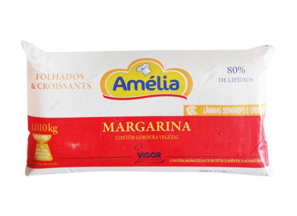 Margarina Amélia folhados & croissants pacote 1,01 kg