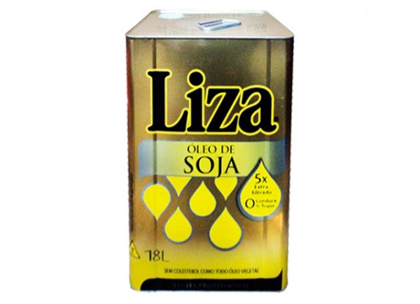 Óleo de soja Liza latão 18 l