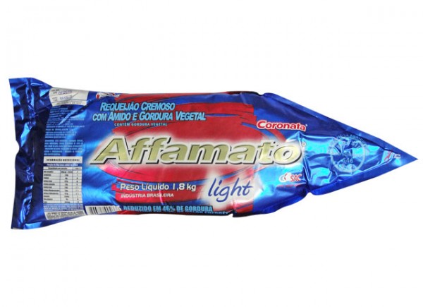 Requeijão Affamato light bisnaga 1,5 kg