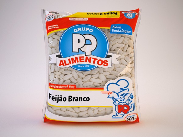 Feijão branco PQ pacote 500 g