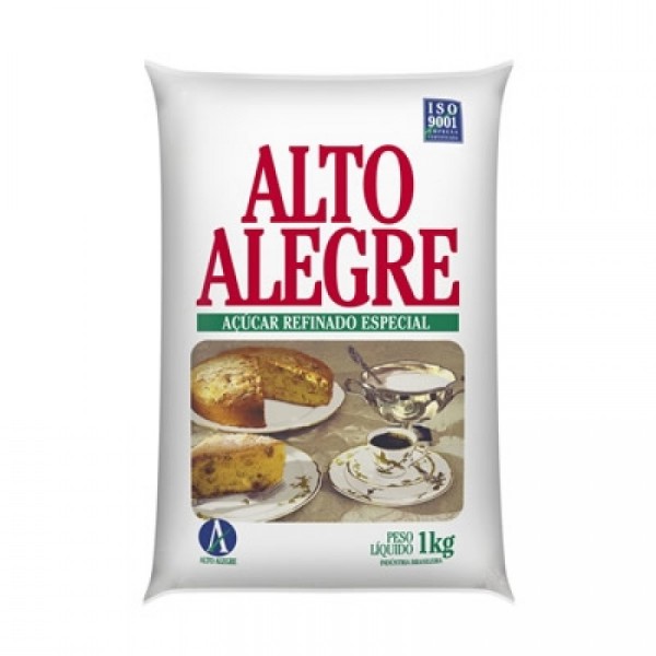 Açúcar refinado Alto Alegre pacote 1 kg