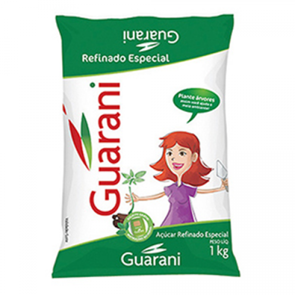 Açúcar refinado Guarani pacote 1 kg