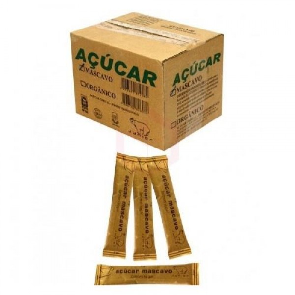 Açúcar mascavo Junior sachê caixa 250 x 6 g