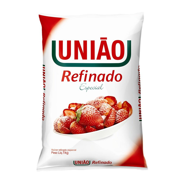 Açúcar Refinado união pacote 1 kg