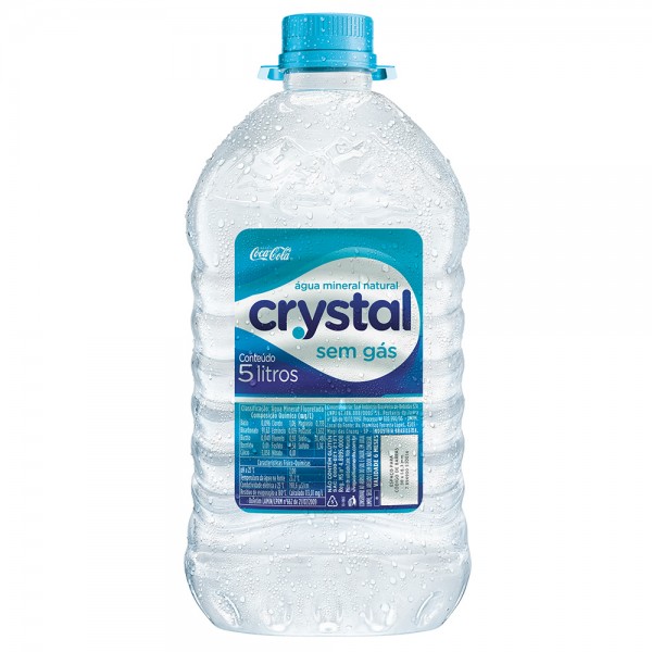 Água mineral Crystal sem gás pet 5 l