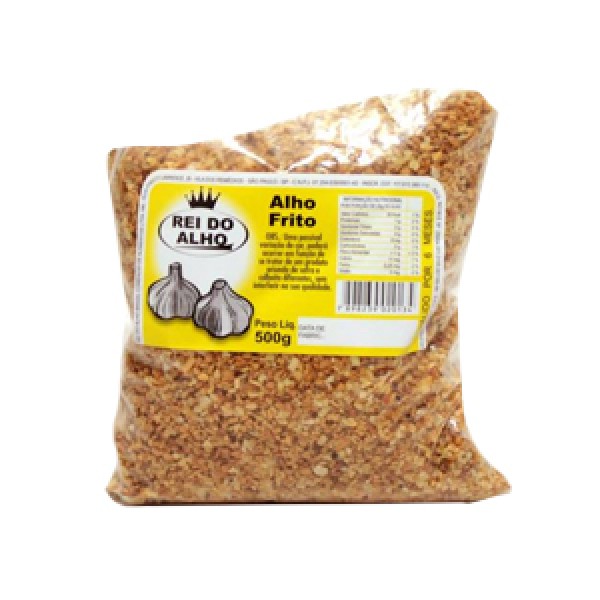 Alho frito Rei do Alho pacote 500 g