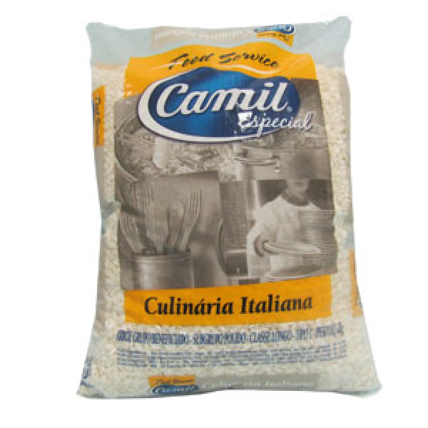 Arroz para risoto culinária italiana Camil pacote 2 kg