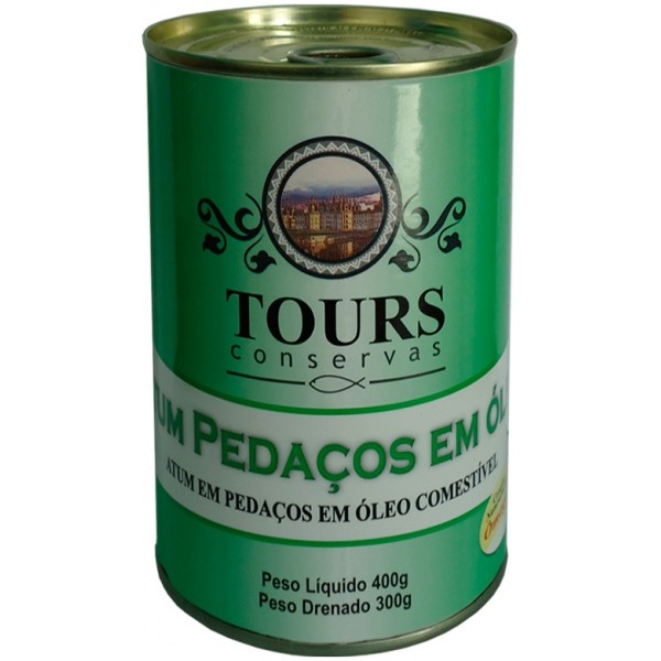 Atum em pedaços Tours lata 400g