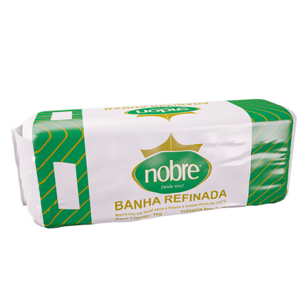 Banha Nobre pacote 1 kg