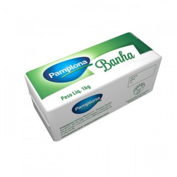Banha Pamplona pacote 1 kg
