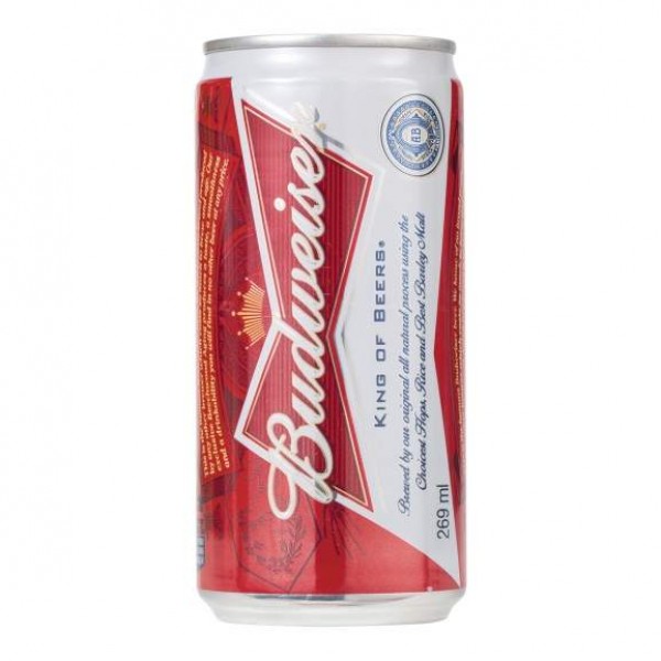 Cerveja Budweiser lager lata 269 ml