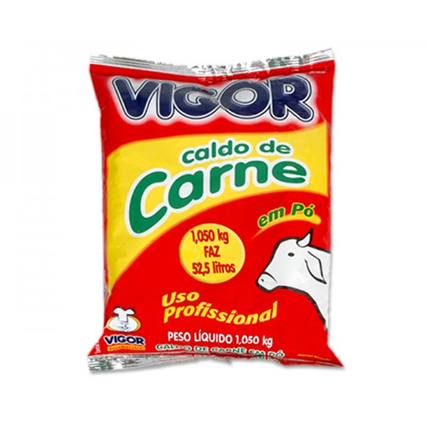 Caldo de Carne Vigor pacote 1,05 kg