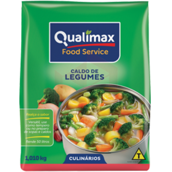 Caldo de legumes Qualimax pacote 1,01 kg