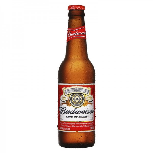 Cerveja Budweiser lager long neck 343 ml