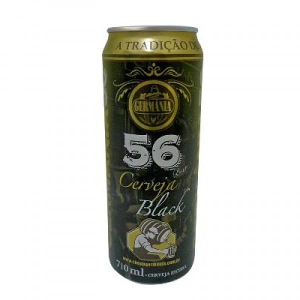 Cerveja Germânia 56 black lata 710 ml