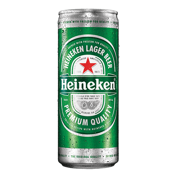 Cerveja Heineken lager lata 250 ml