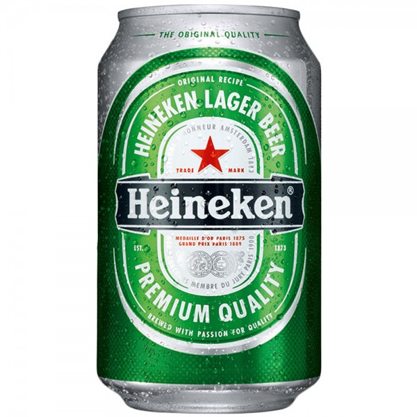 Cerveja Heineken lager lata 350 ml