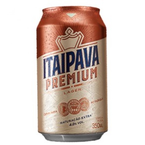 Cerveja Itaipava premium lager lata 350 ml