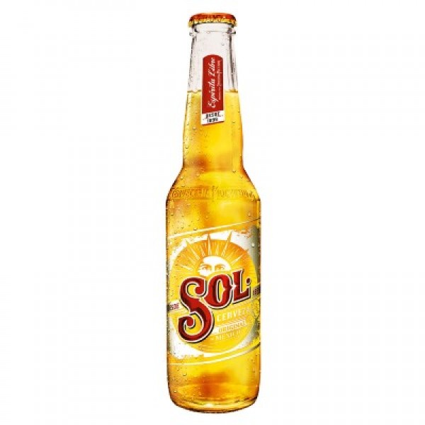 Cerveja Sol premium long neck 330 ml