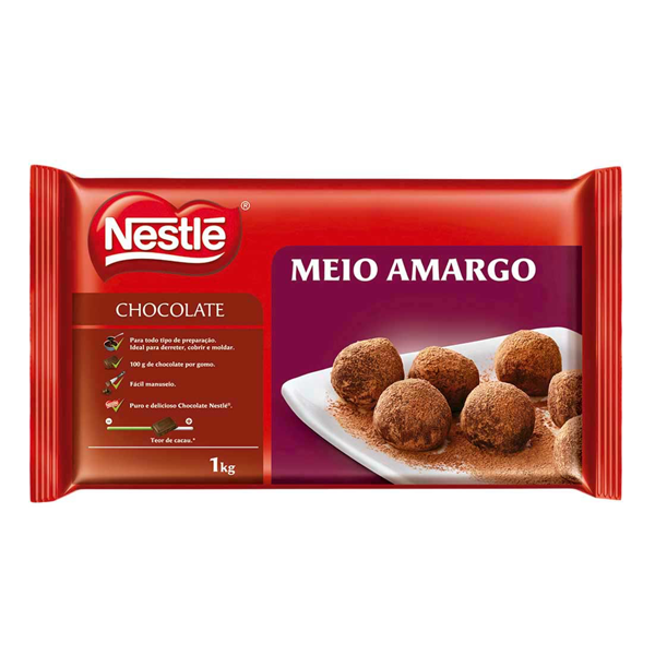 Cobertura Chocolate meio amargo Nestle 1 kg