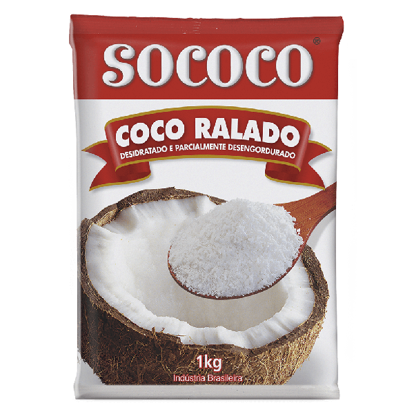 Coco ralado Sococo pacote 1 kg