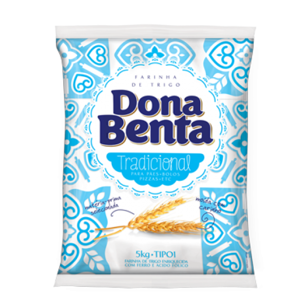 Farinha de trigo Dona Benta tipo 1 pacote 5 kg