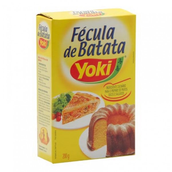 Fécula de batata Yoki caixa 200 g