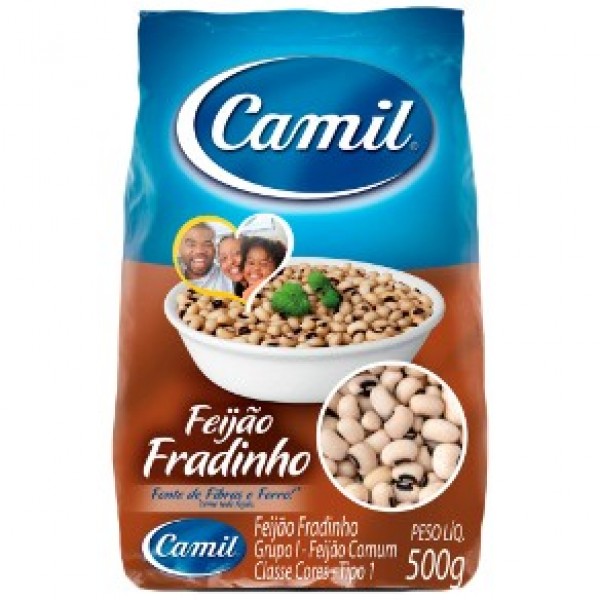 Feijão fradinho Camil pacote 500 g