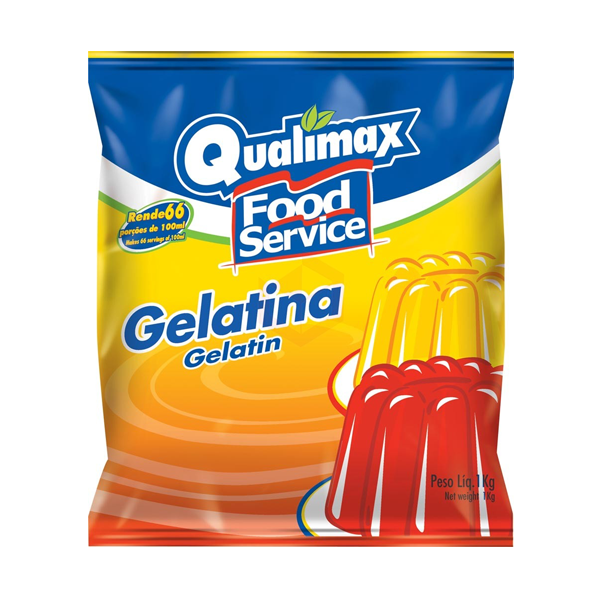 Gelatina Qualimax  sabores pacote 1 kg