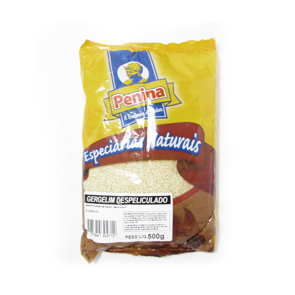 Gergelim despeliculado Penina pacote 500 g  