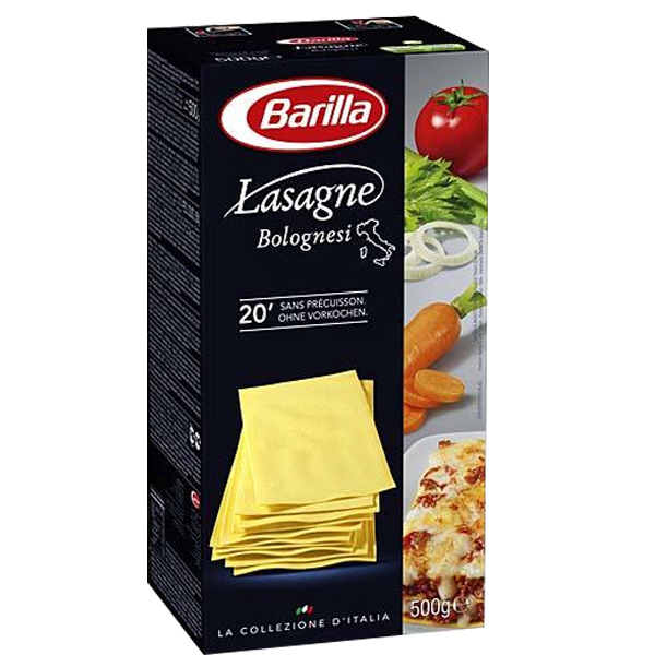 Macarrão lasanha Barilla caixa 500 g