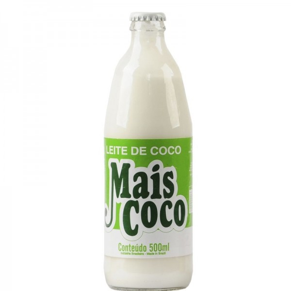 Leite de coco Mais Coco vidro 500 ml