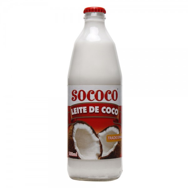 Leite de coco Sococo vidro 500 ml