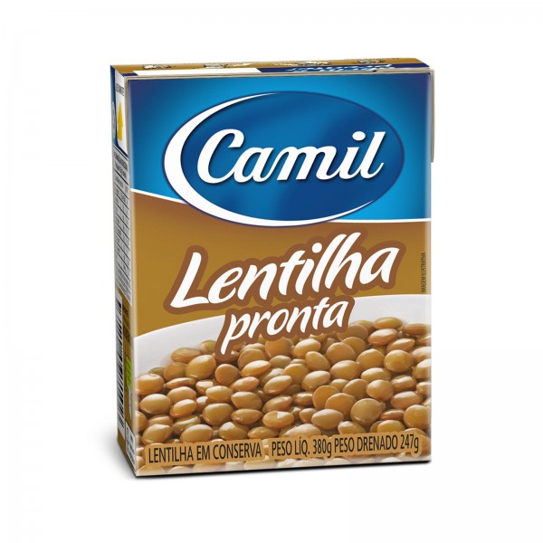 Lentilha pronta Camil TP 380 g