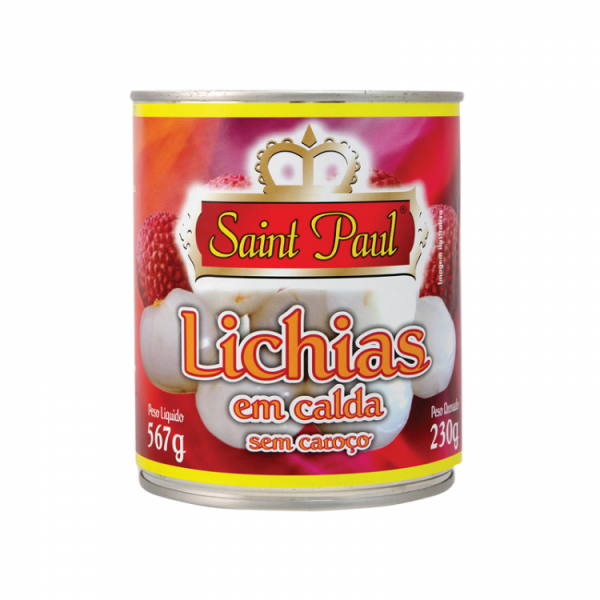 Lichia em calda Saint Paul lata 230 g