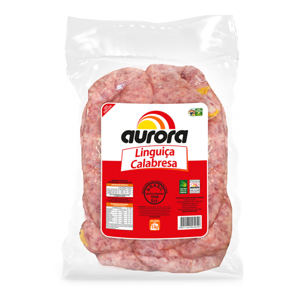 Linguiça Calabresa Fresca Aurora  Pacote 5 kg