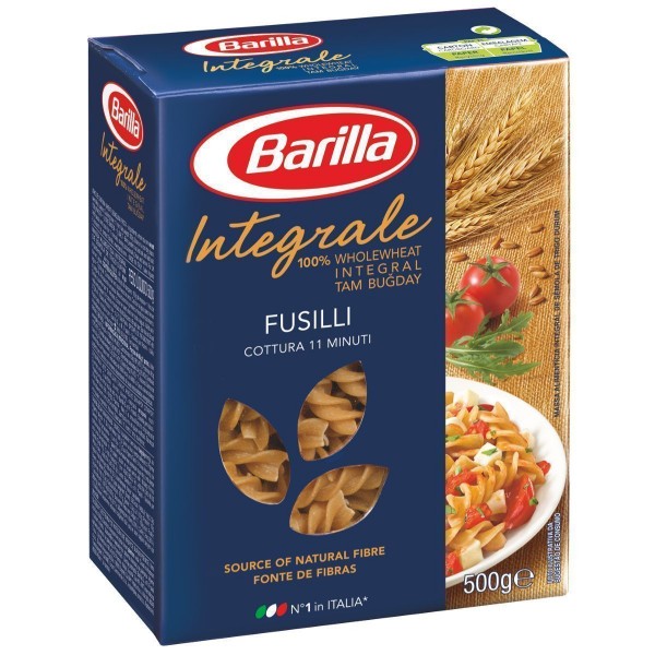 Macarrão fusilli integrale Barilla 500g